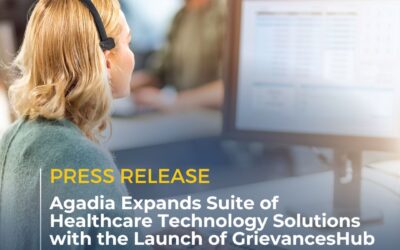 Agadia Expands Suite of Healthcare Technology Solutions with the Launch of GrievancesHub