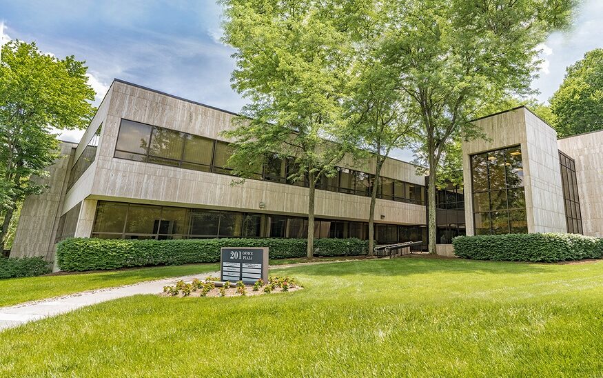 New Office Location Agadia relocating Morris Plains office, front view of new building